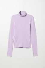 Lilac - Gerippter Rollkragenpullover Verena - 0