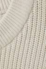 Ecru - Regular Heavy Knit Sweater - 1