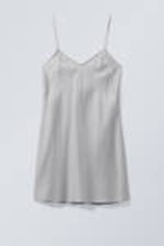 Light Dusty Grey - Yui Mini Slip Dress - 0