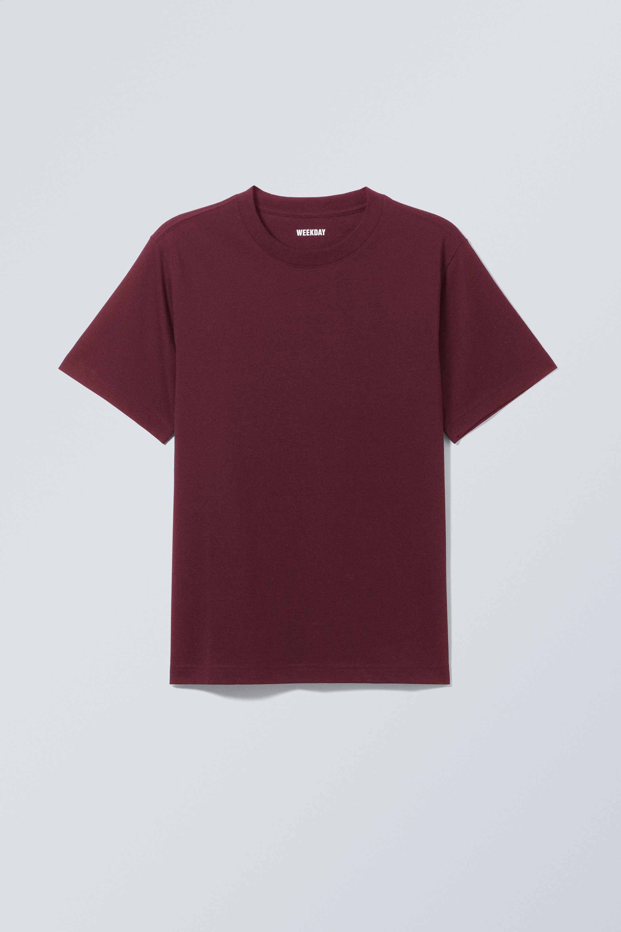 Größeres Bild anzeigen: Kurzes, schweres Boxy-T-Shirt - Dunkelrot - Men | H&M AT 4