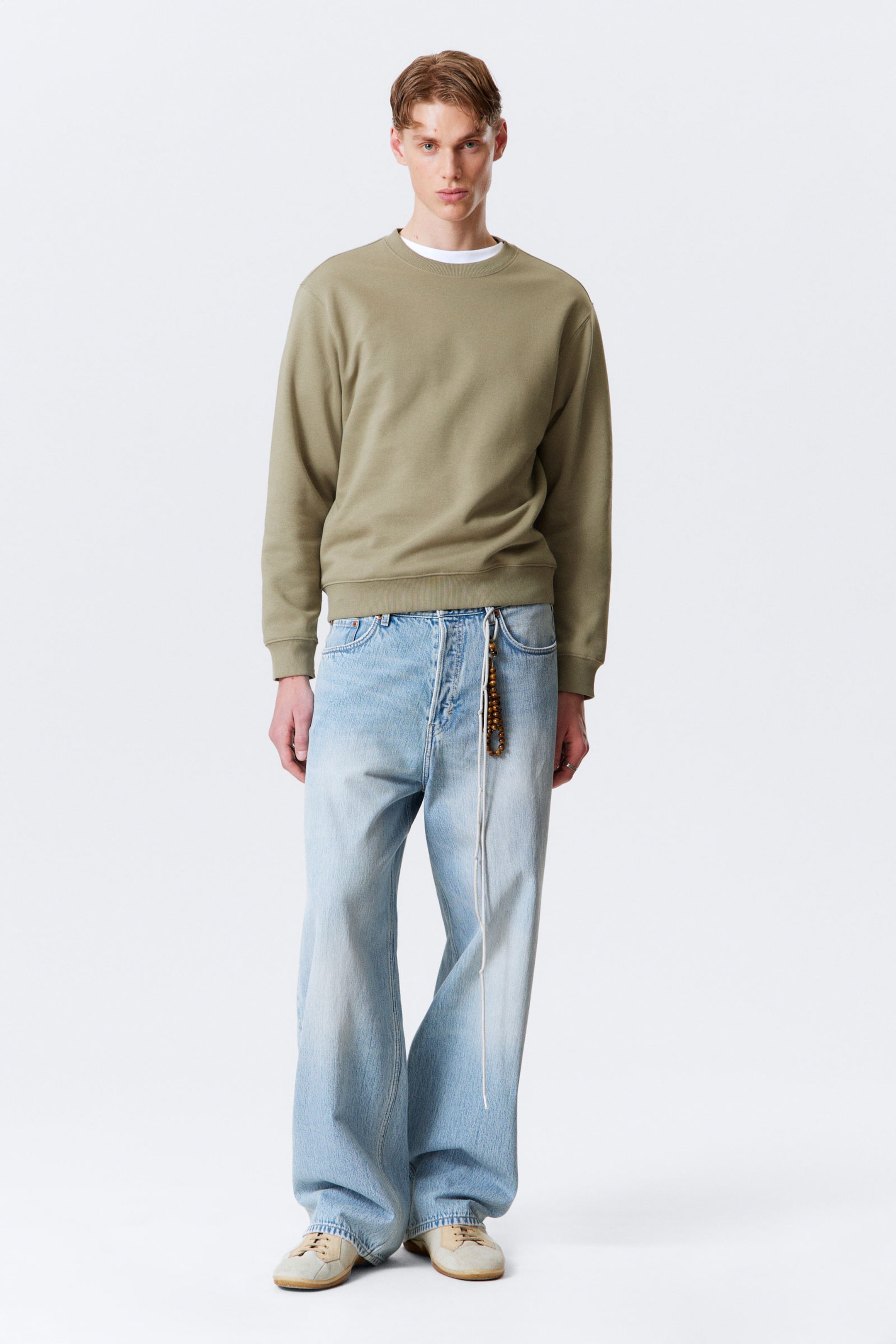 Khaki Green - Standard Midweight Sweatshirt - 2