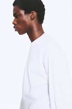 White - Loose Boxy Long-Sleeved T-shirt - 1