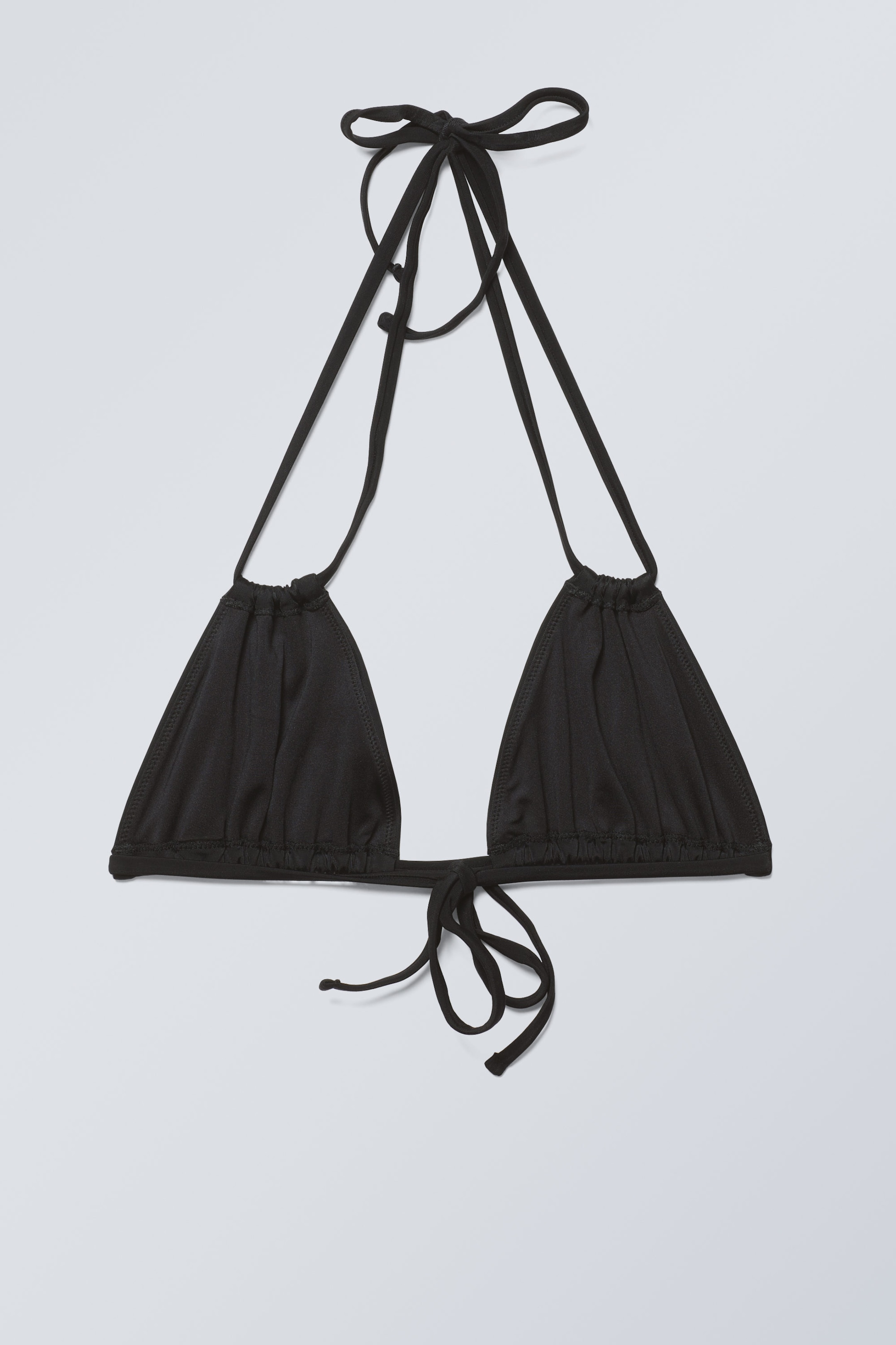 Black - Breeze Tie Bikini Top - 1