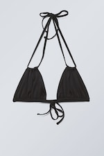 Black - Breeze Tie Bikini Top - 1