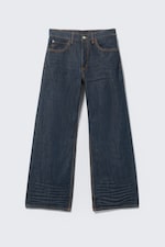 Extra Blue Rinse - Medium blå - Looser Regular Waist Loose Straight Jeans - 4