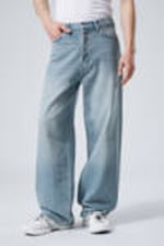 Blue Stream - Medium Blue - Astro Loose Baggy Leg Jeans - 4