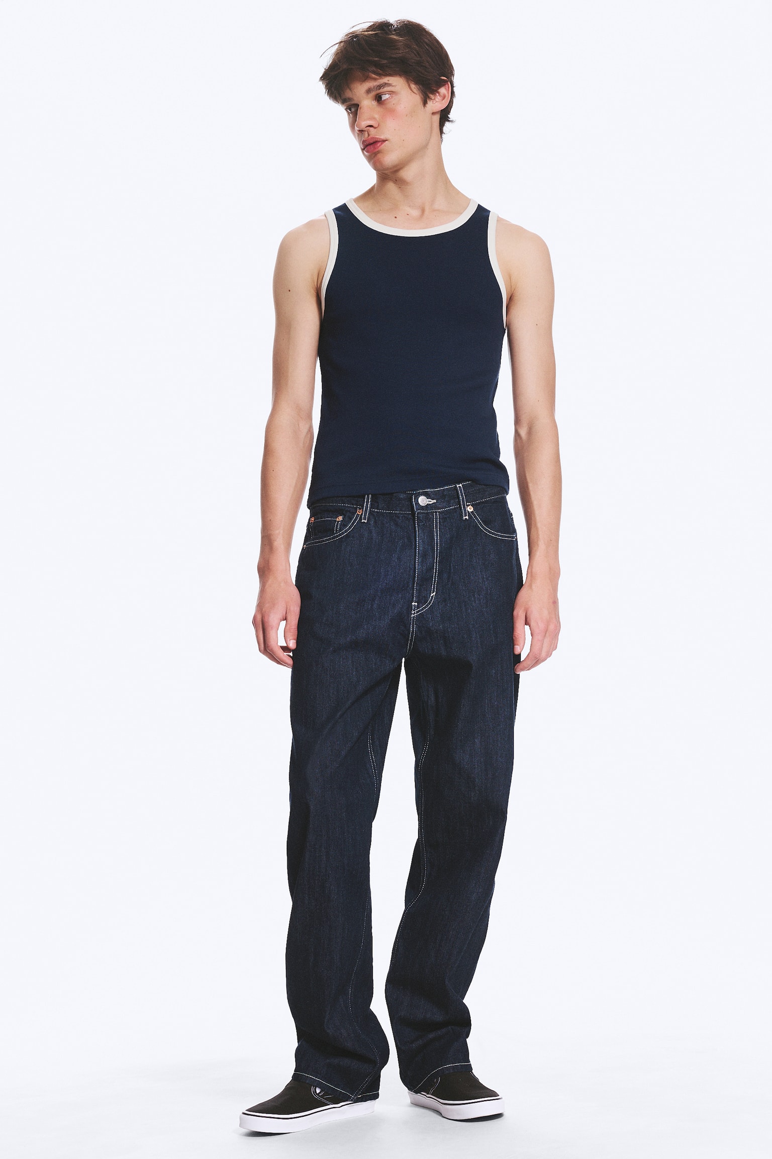 Galaxy Mid Waist Loose Straight Jeans - Blue Rinse - Dunkelblau/Kimberley Blue - Hellblau/Tuned Black - Schwarz/Port Blue - Hellblau/Second Blau - Blau/90s Blue - Mittelblau/2000 Blue - Mittelblau - 1