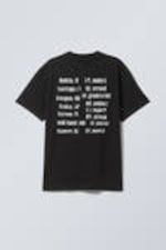 World Tour - Oversized Graphic Printed T-shirt - 1