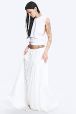 Dusty White - Crinkled Maxi Skirt - 1