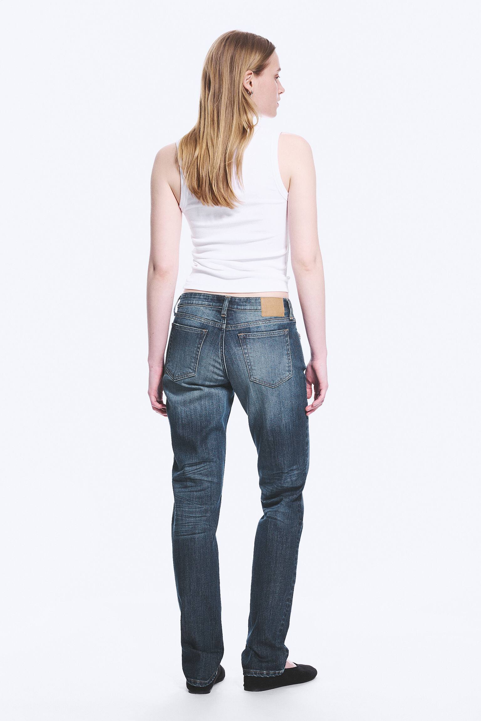 Neptune nízké slim rovné džíny - Blue Hymn - středně modrá/Černý Rinse - Černá/Šedomodrá - Světle modrá - 11