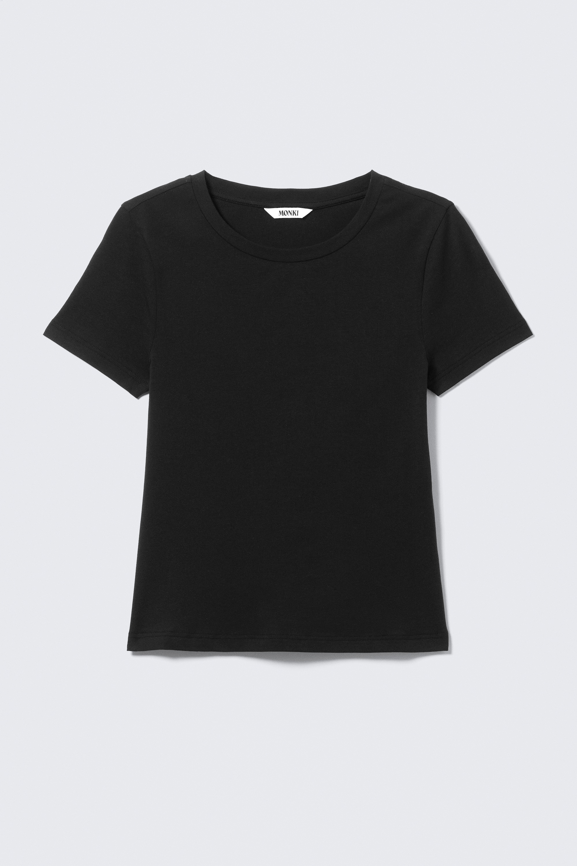 Tight Mini T-shirt - Svart/Vit/Gråmelerad/Marinblå/Grön rand