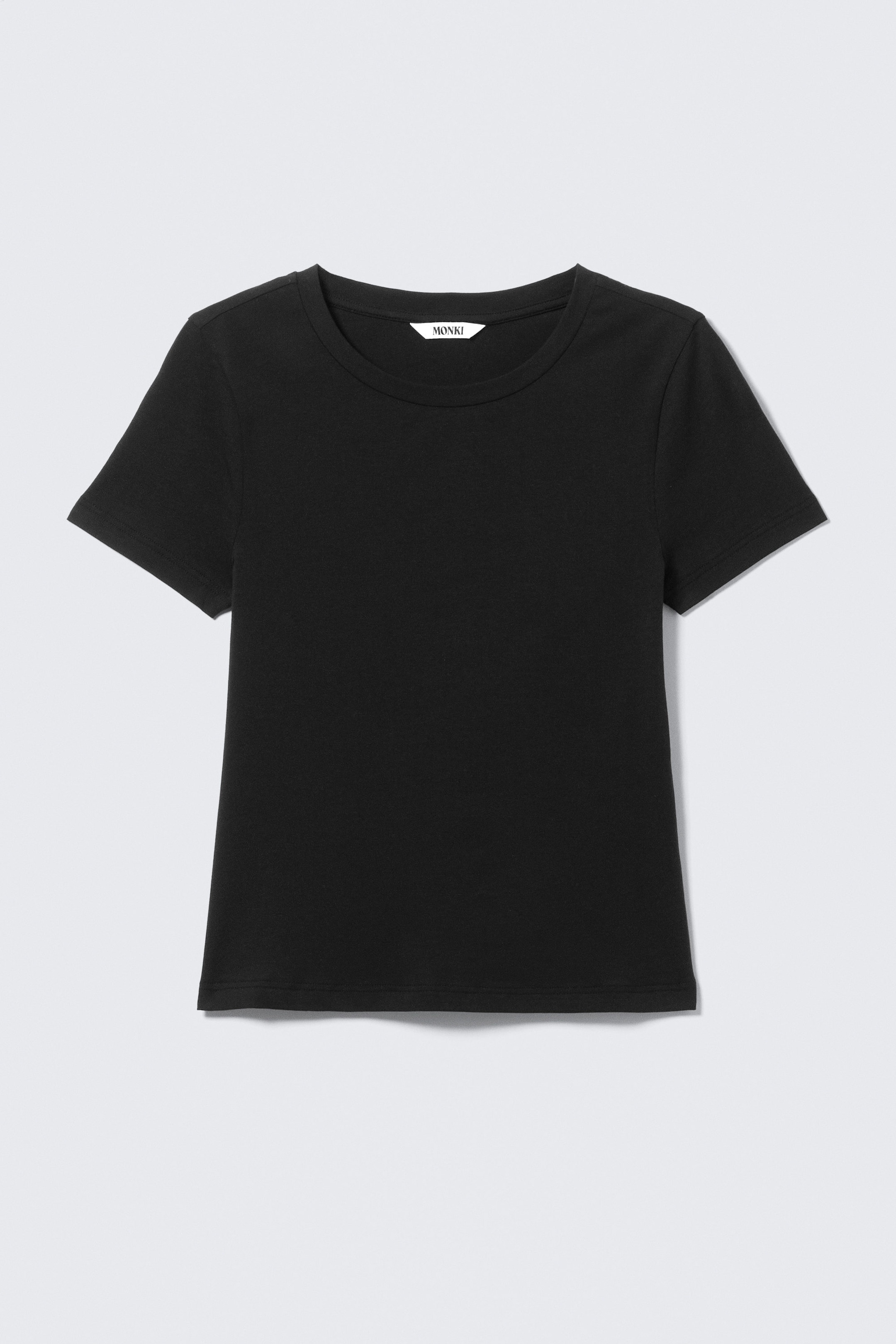 Black - Tight Mini T-shirt - 1
