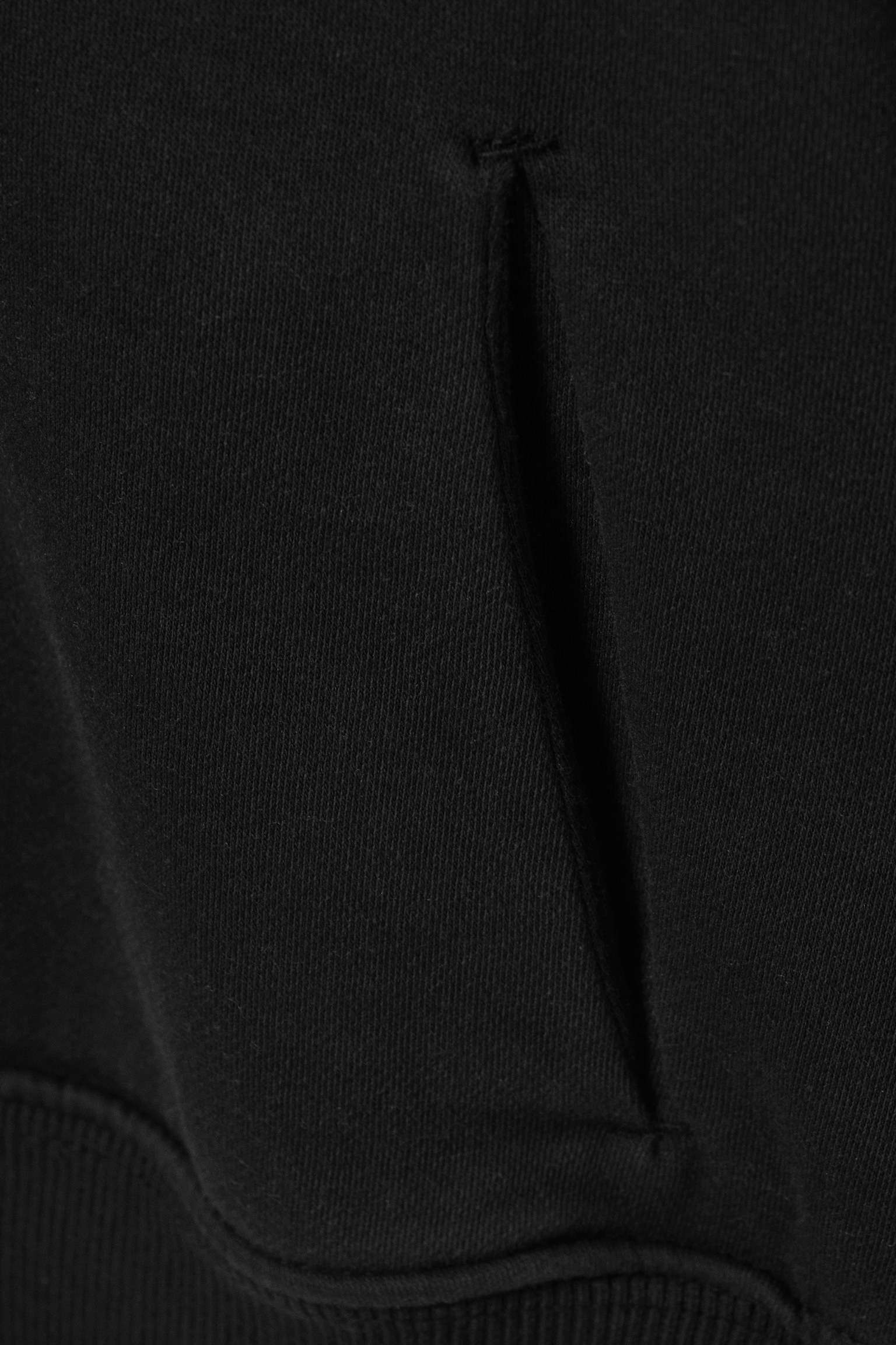 Regular Fit Heavyweight Zip Hoodie - Black/Dusty Grey - 5