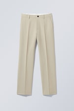 Beige - Lewis regular fit pantalon - 0