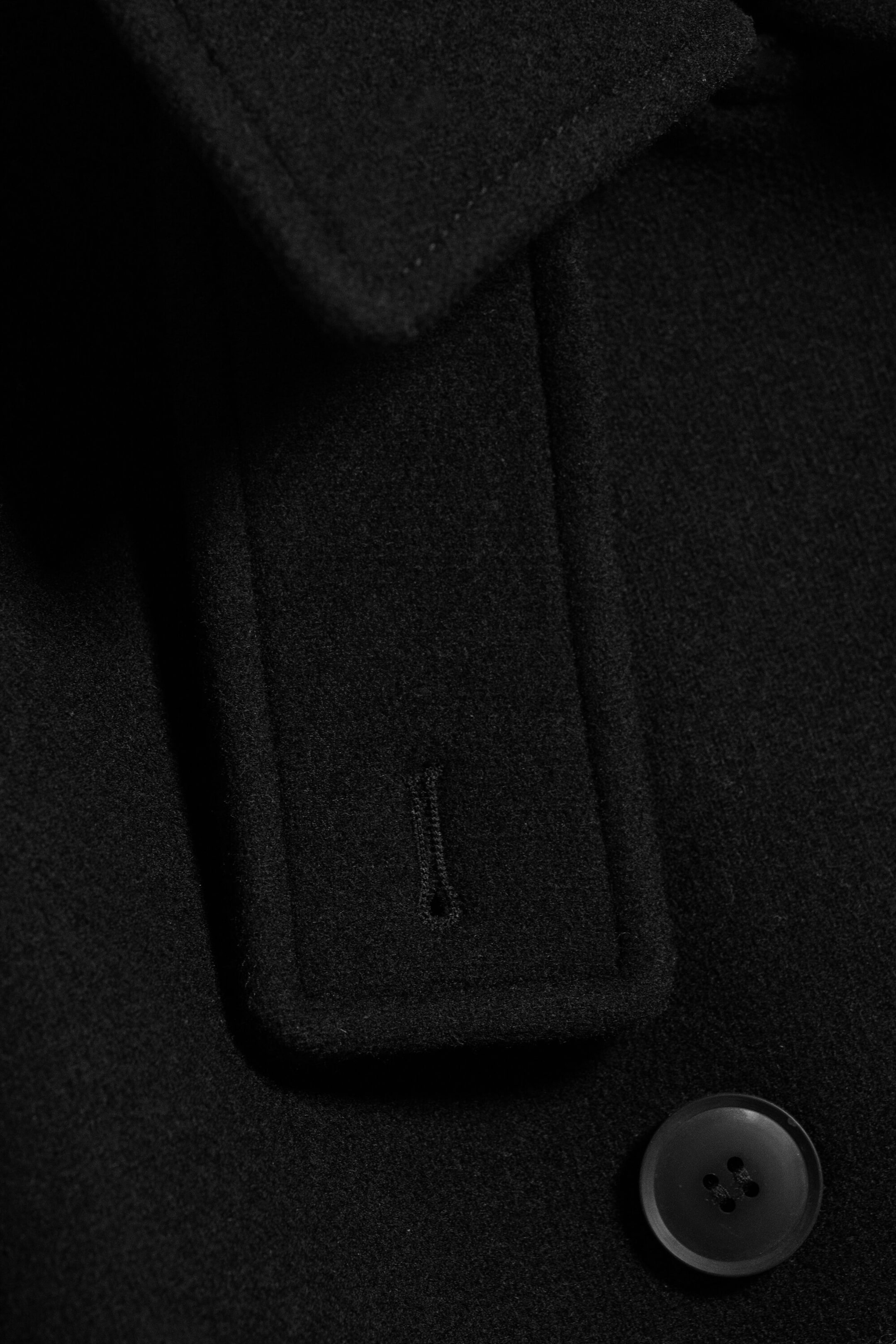 Black - Double-Breasted Wool-Blend Car Coat - 6