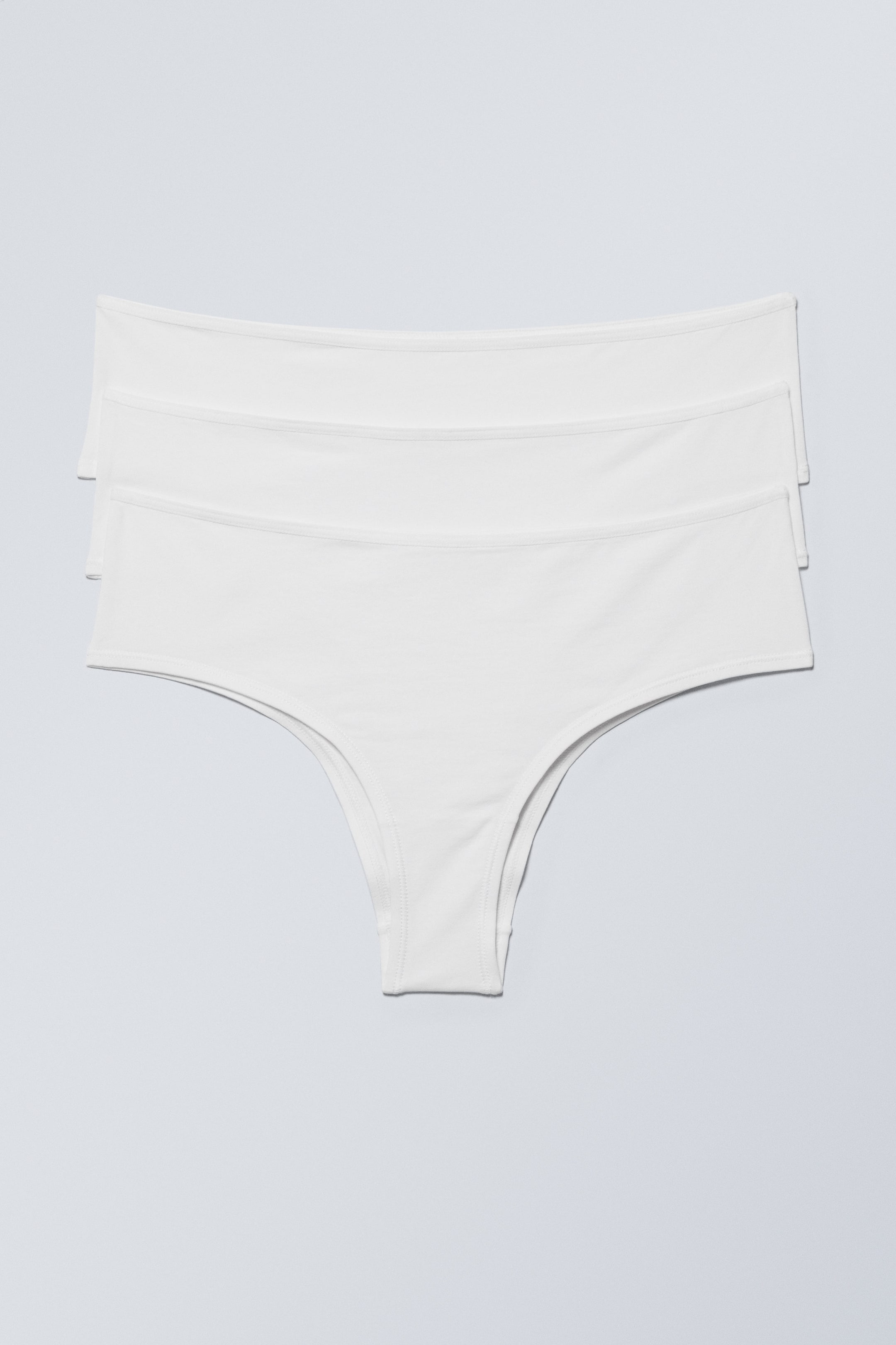 Weiß - 3er-Pack Hipster-Slips Lykke