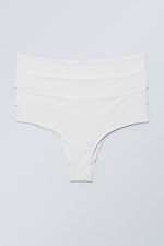 White - 3-pack Lykke Cotton Hipster Briefs - 0