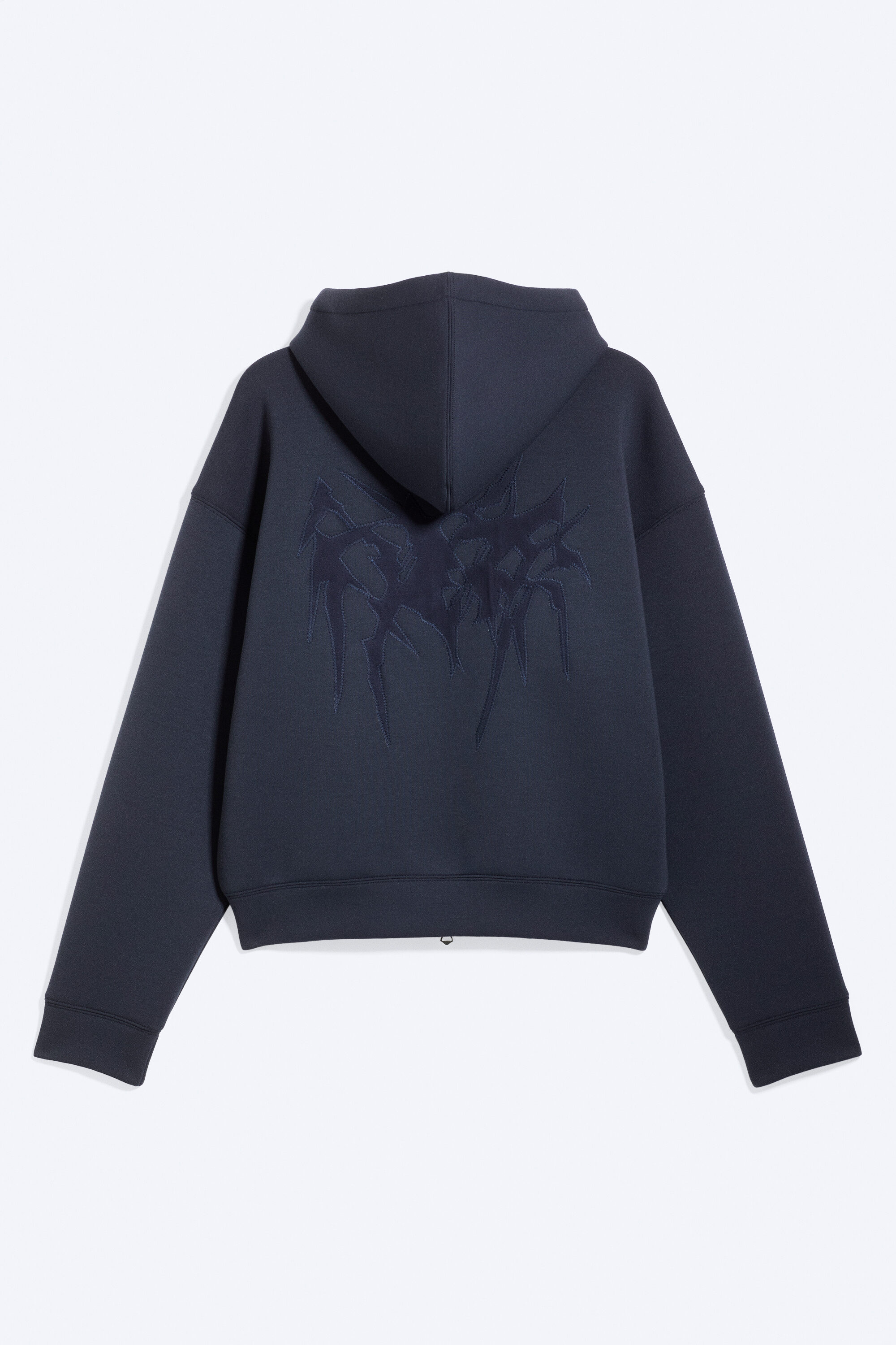 simon graphic scuba zip hoodie - Dark Blue - Tristar | Weekday WW