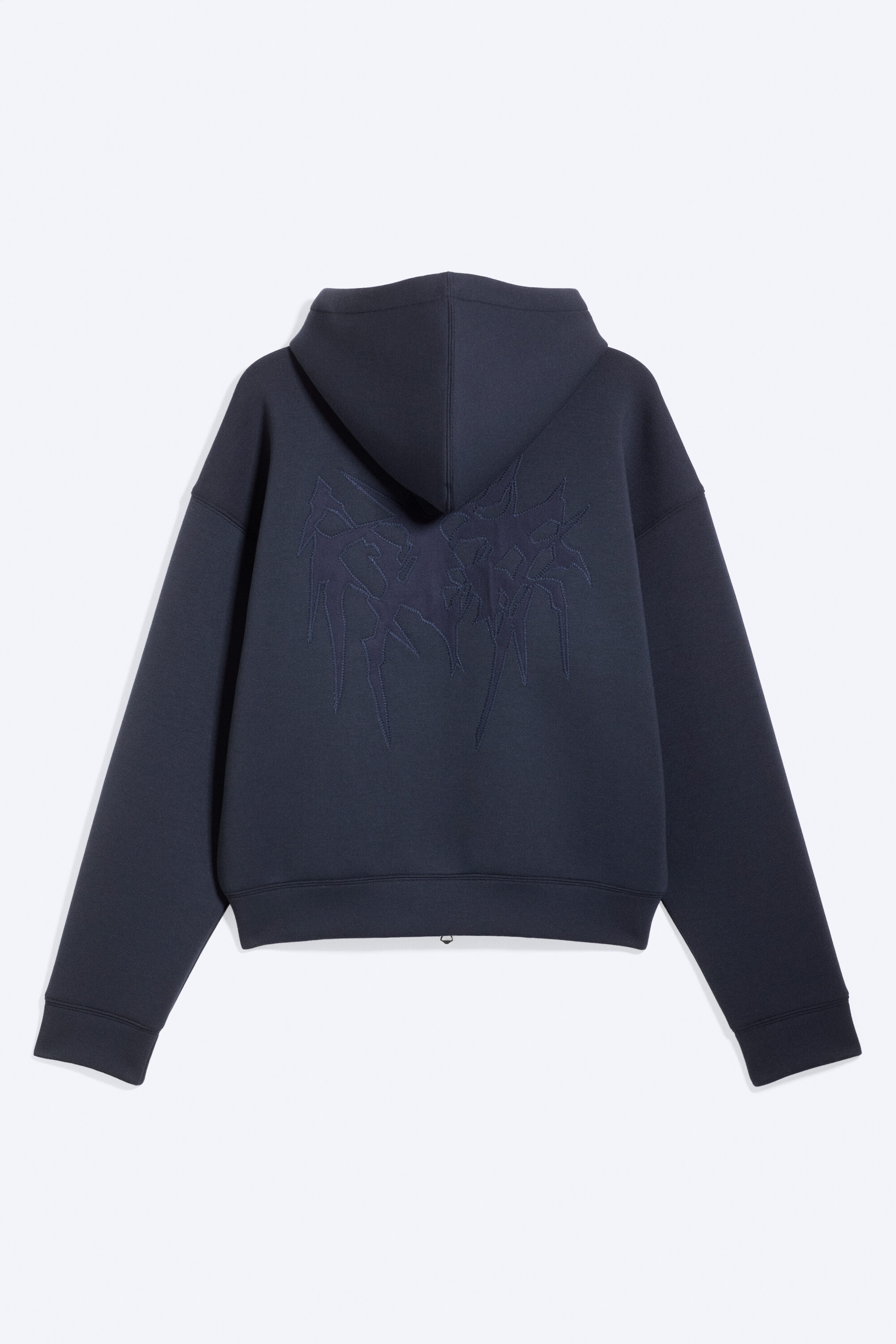 Dark Blue - Tristar - Simon Graphic Scuba Zip Hoodie - 5