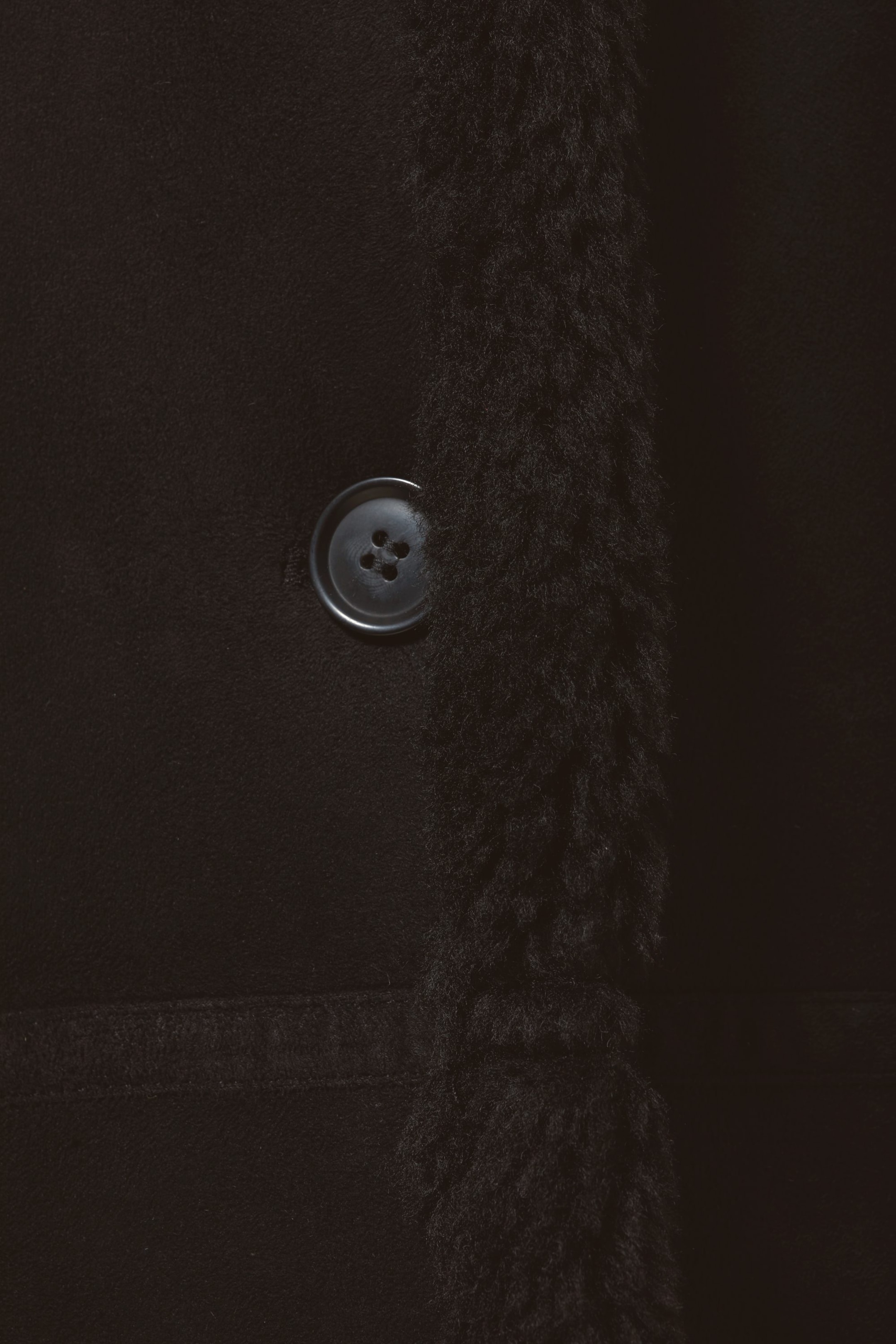 Black - Trine Aviator Coat - 1