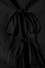 Black - Fitted Vest Top - 1