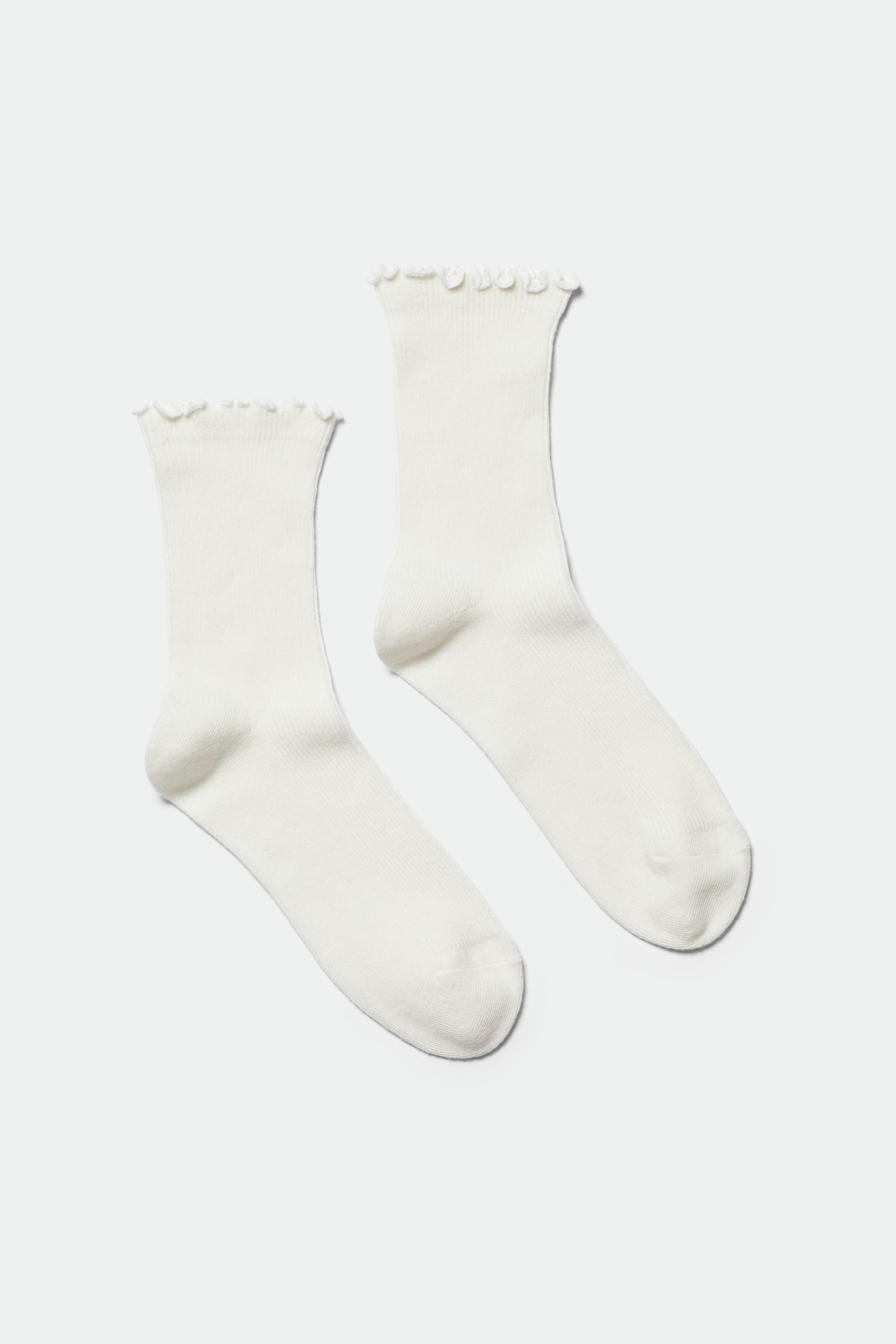 View larger image: Laney Frill Socks - White - Ladies | H&M GB 1