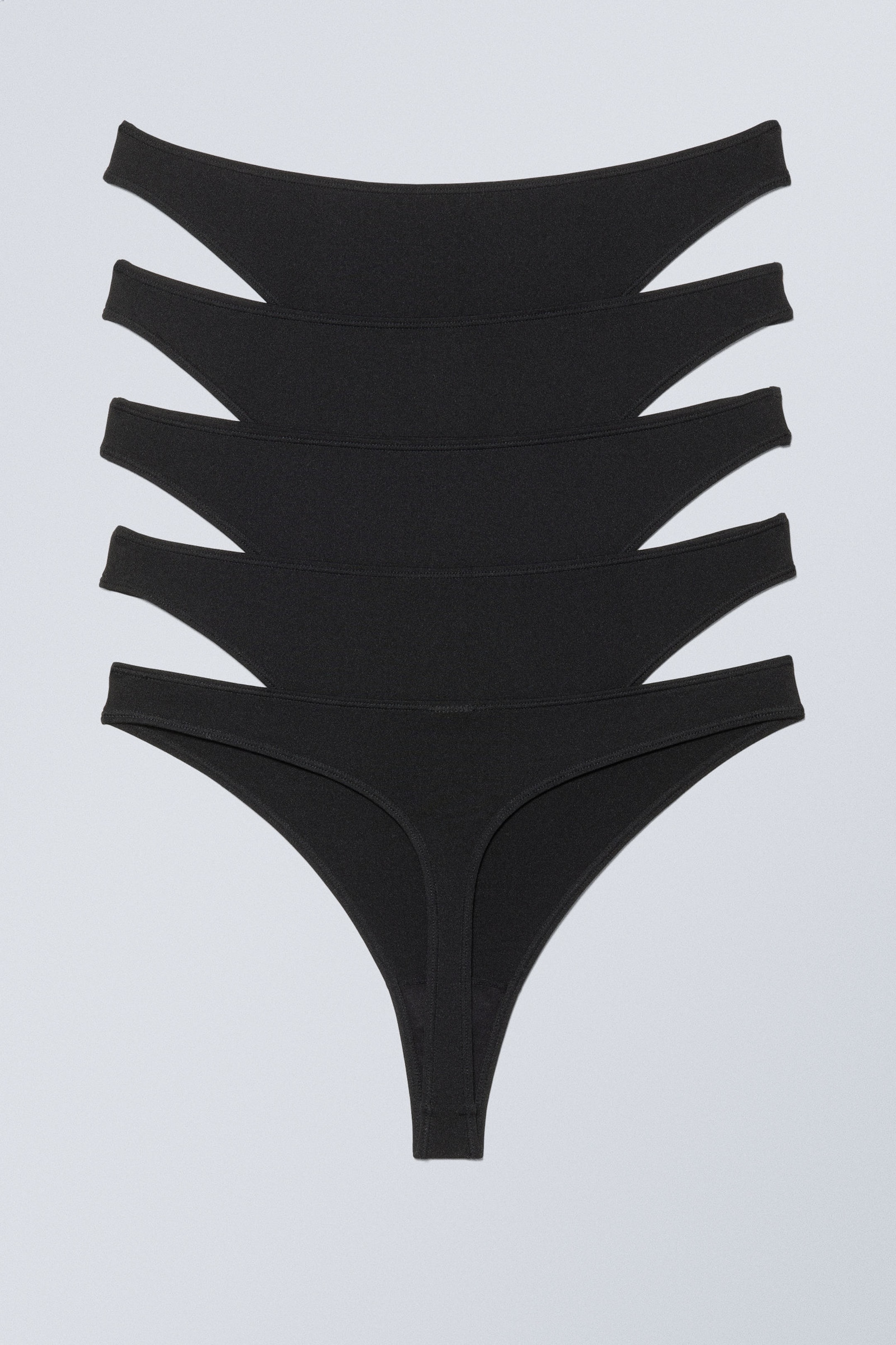 Black - 5-pack Soul thong - 1