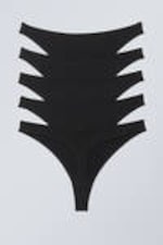 Black - 5-pack Soul thong - 1