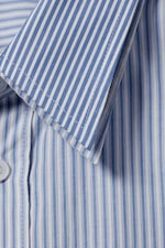 Blue - White Stripes - HUGO HART RELAXED DOUBLE COLLAR SHIRT - 5