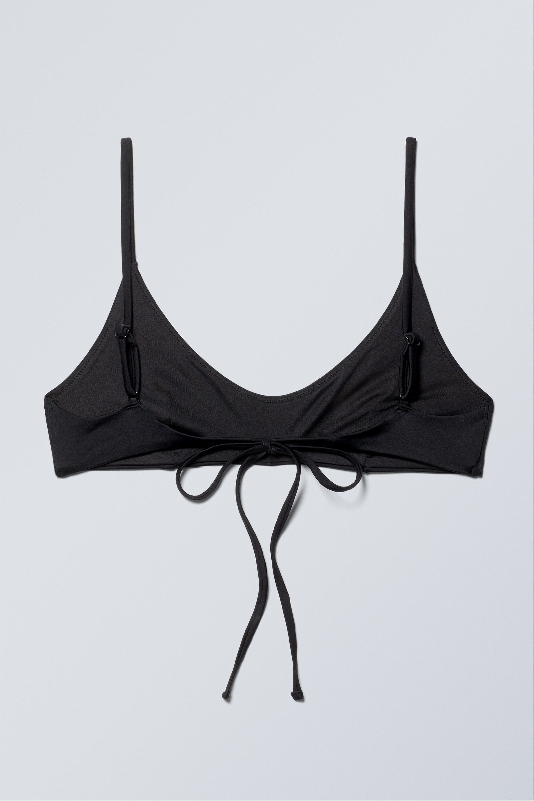 Schwarz - Träger-Bikinioberteil - 5