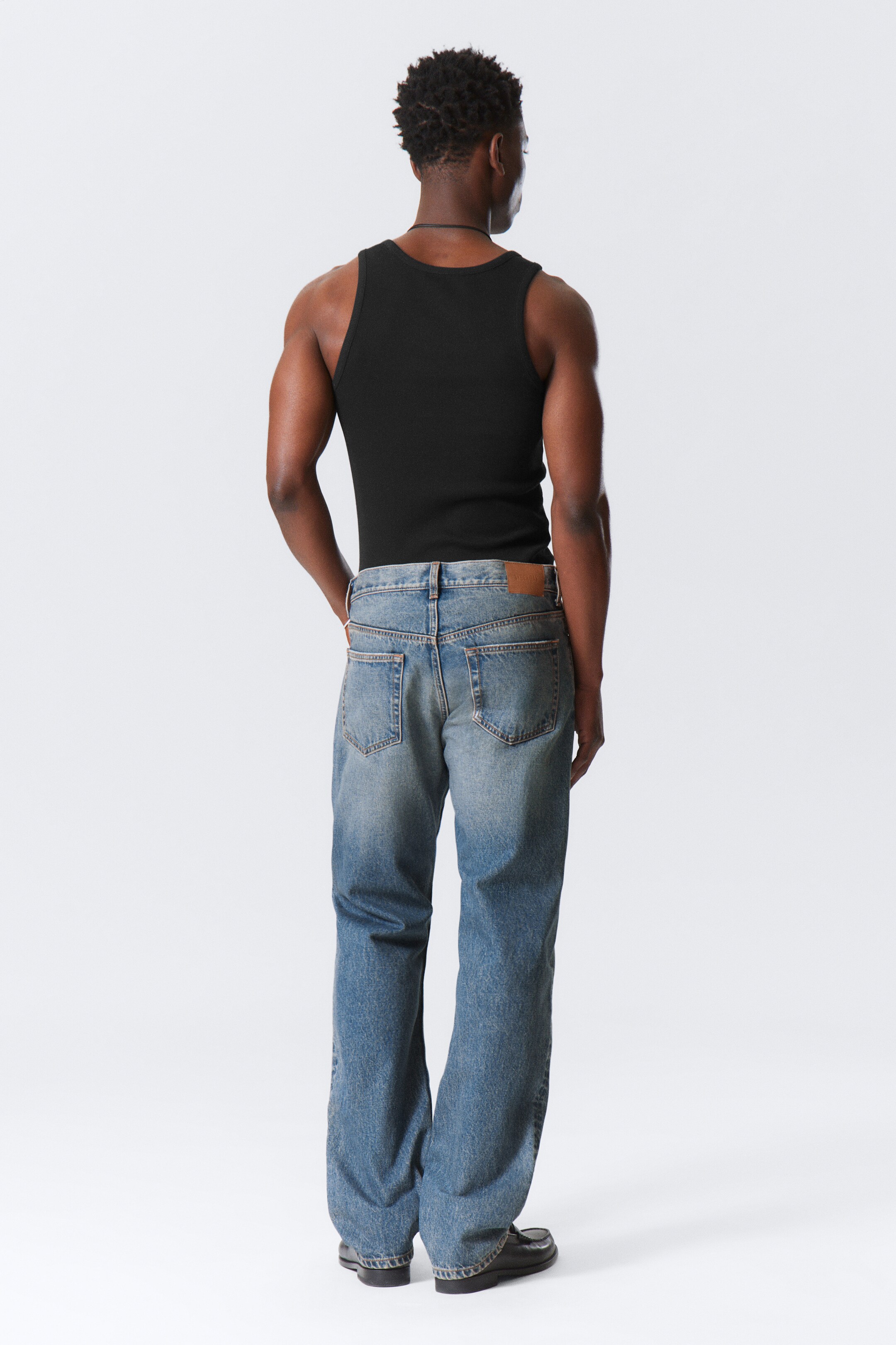 Visualizza immagine più grande: Jeans Space straight leg con vestibilità relaxed - Iron Blue - UOMO | H&M IT 3