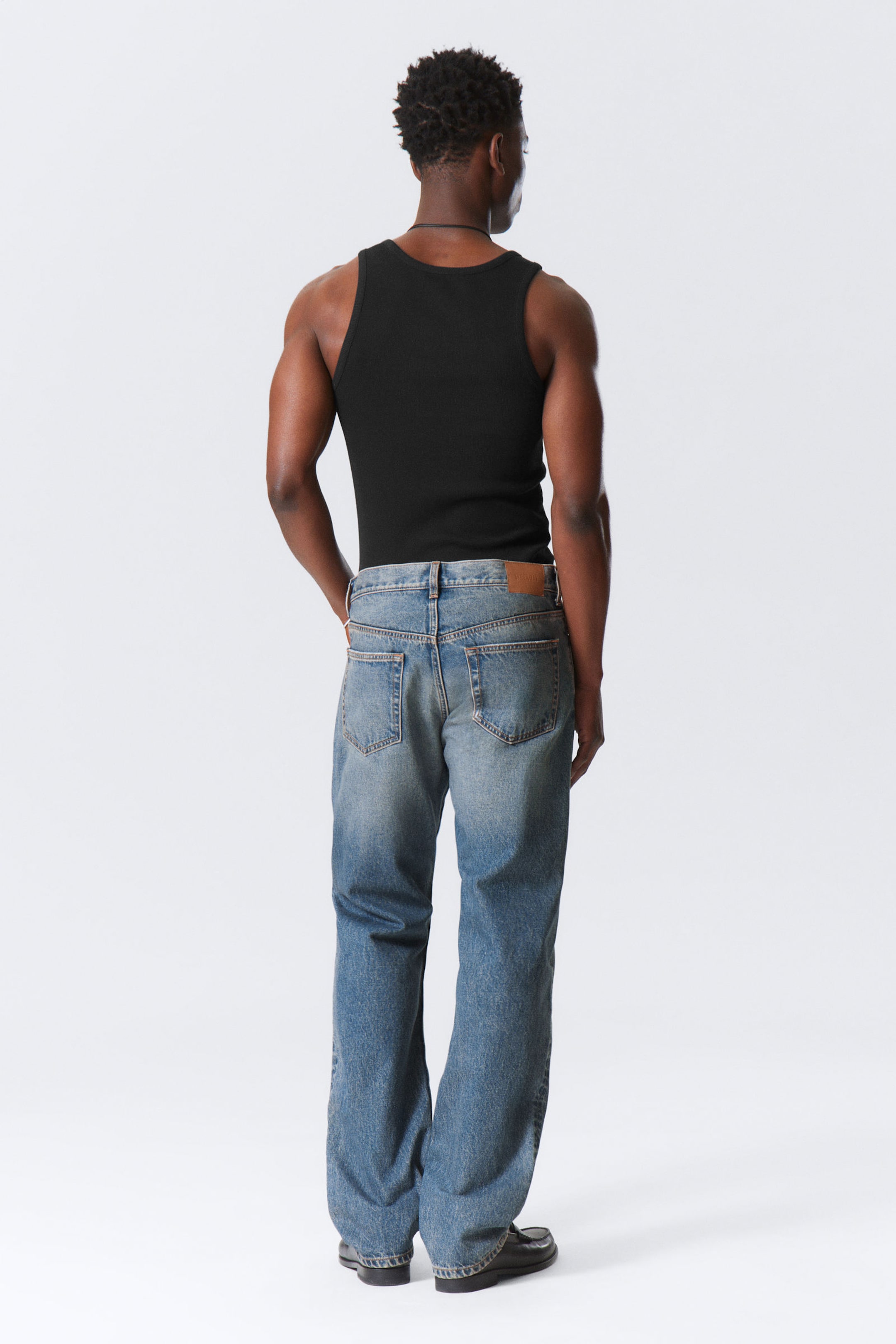 Iron Blue - Space Relaxed Straight Leg Jeans - 4