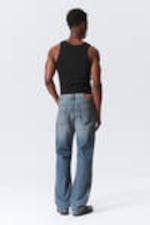Iron Blue - Space Relaxed Straight Leg Jeans - 4