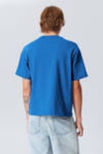 Blue - Sadphant - Great Boxy Printed Graphic Tee - 2