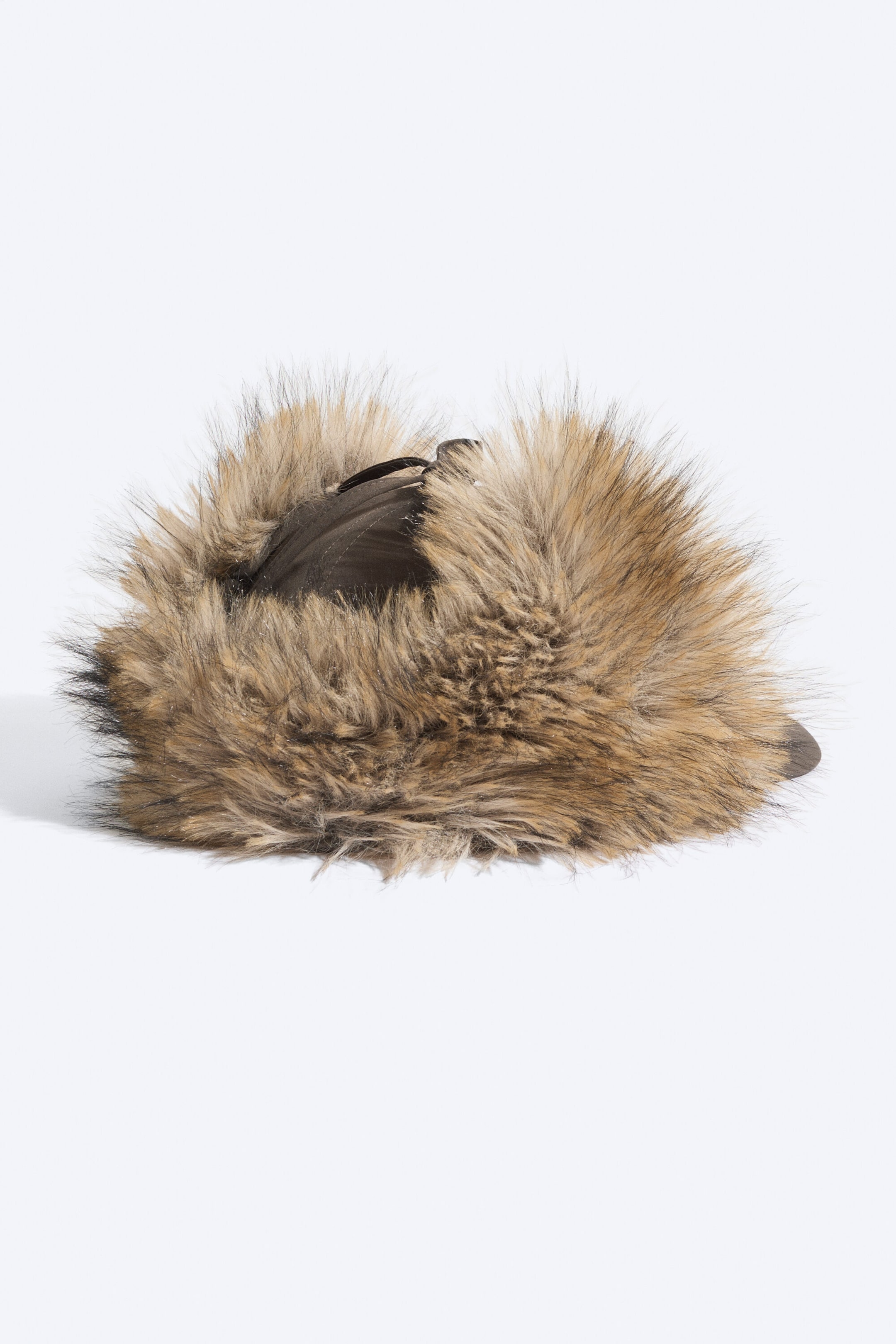 Dark Brown - Faux fur Trapper cap - 1