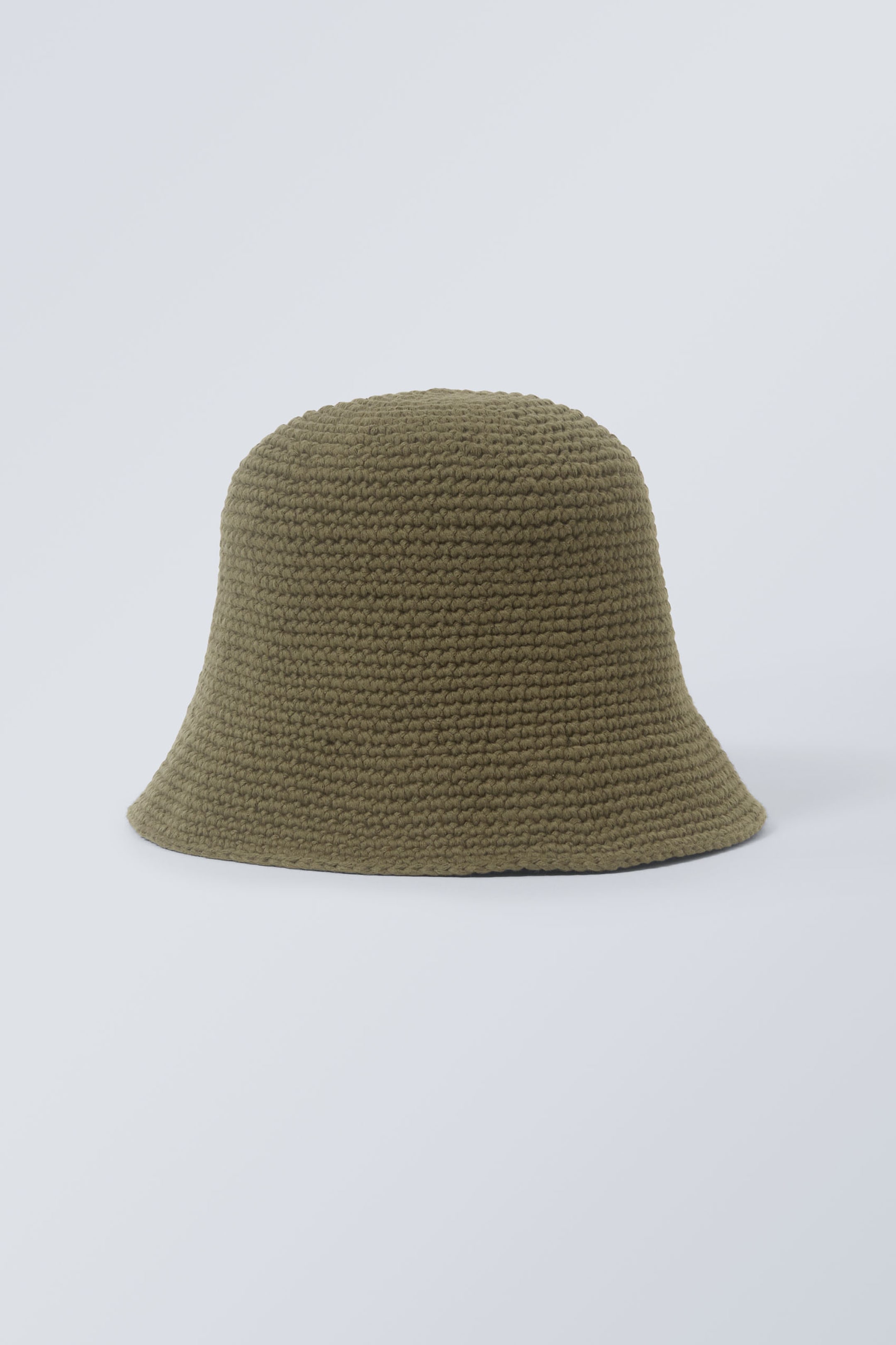 Khaki - Crochet Bucket Hat - 0
