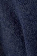 Dark Blue - Regular Knitted Wool-Blend Sweater - 1