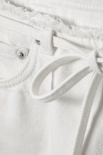 Wit - Motion denim broek met lage taille - 1