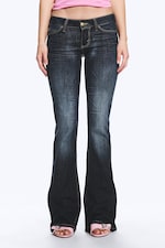 Star Blue - Dark Blue - Booty Bei Low Rise Skinny Bootcut Jeans - 2