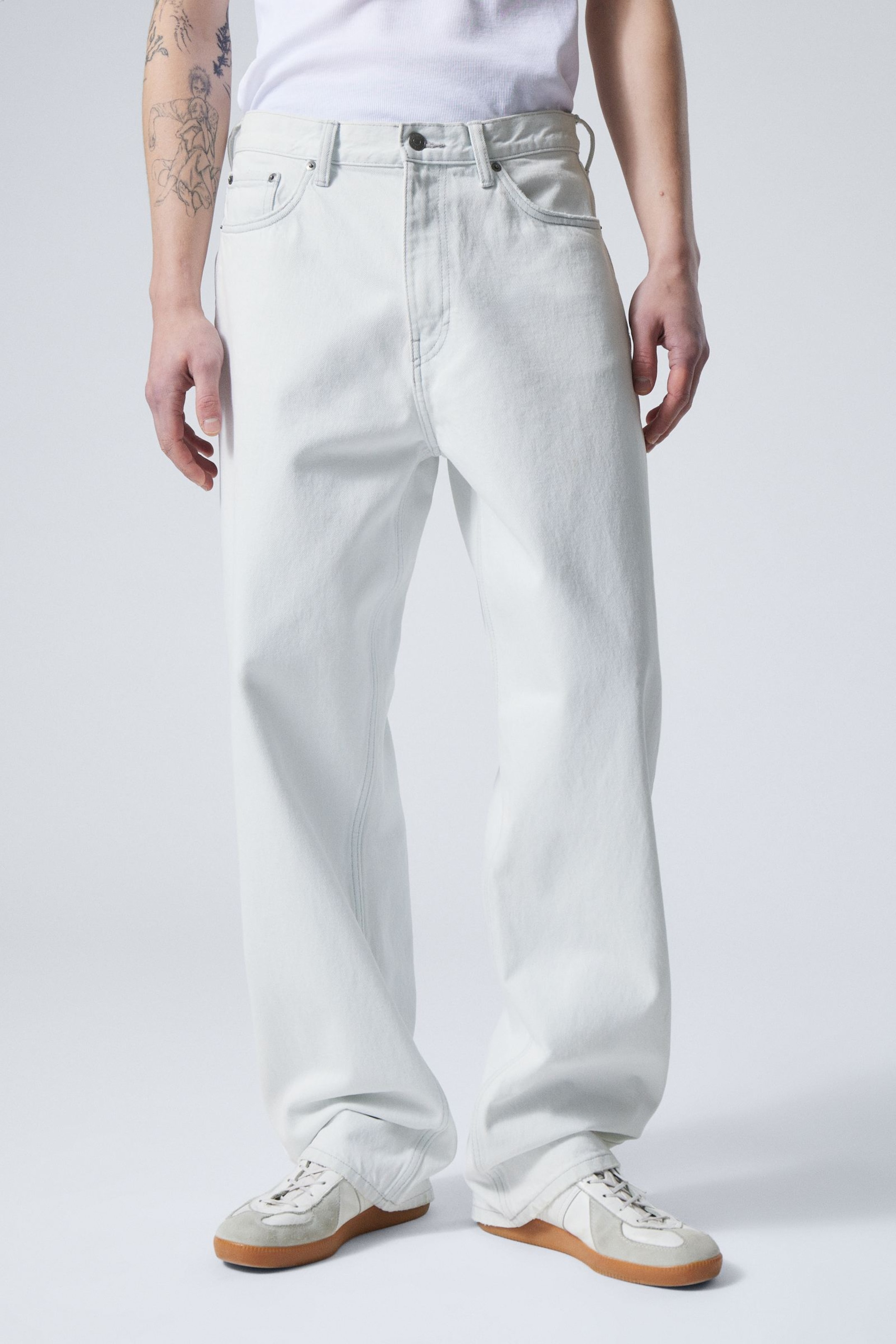 Ice Blue – Lichtblauw - Galaxy Loose Straight Leg Jeans - 2