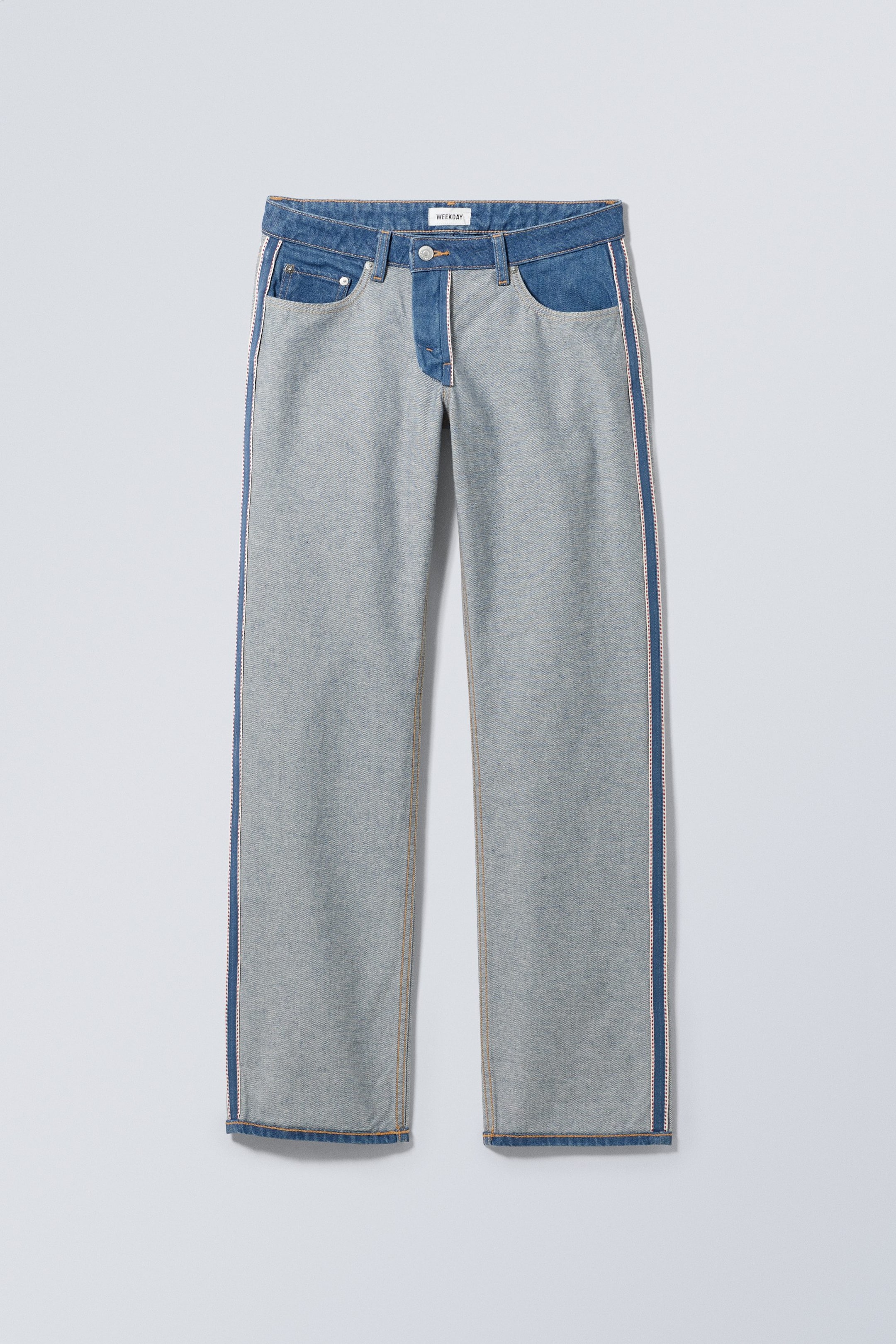 Basic blue - Fluid Low Reversed Jeans - 1