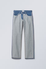 Basic blue - Fluid Low Reversed Jeans - 0
