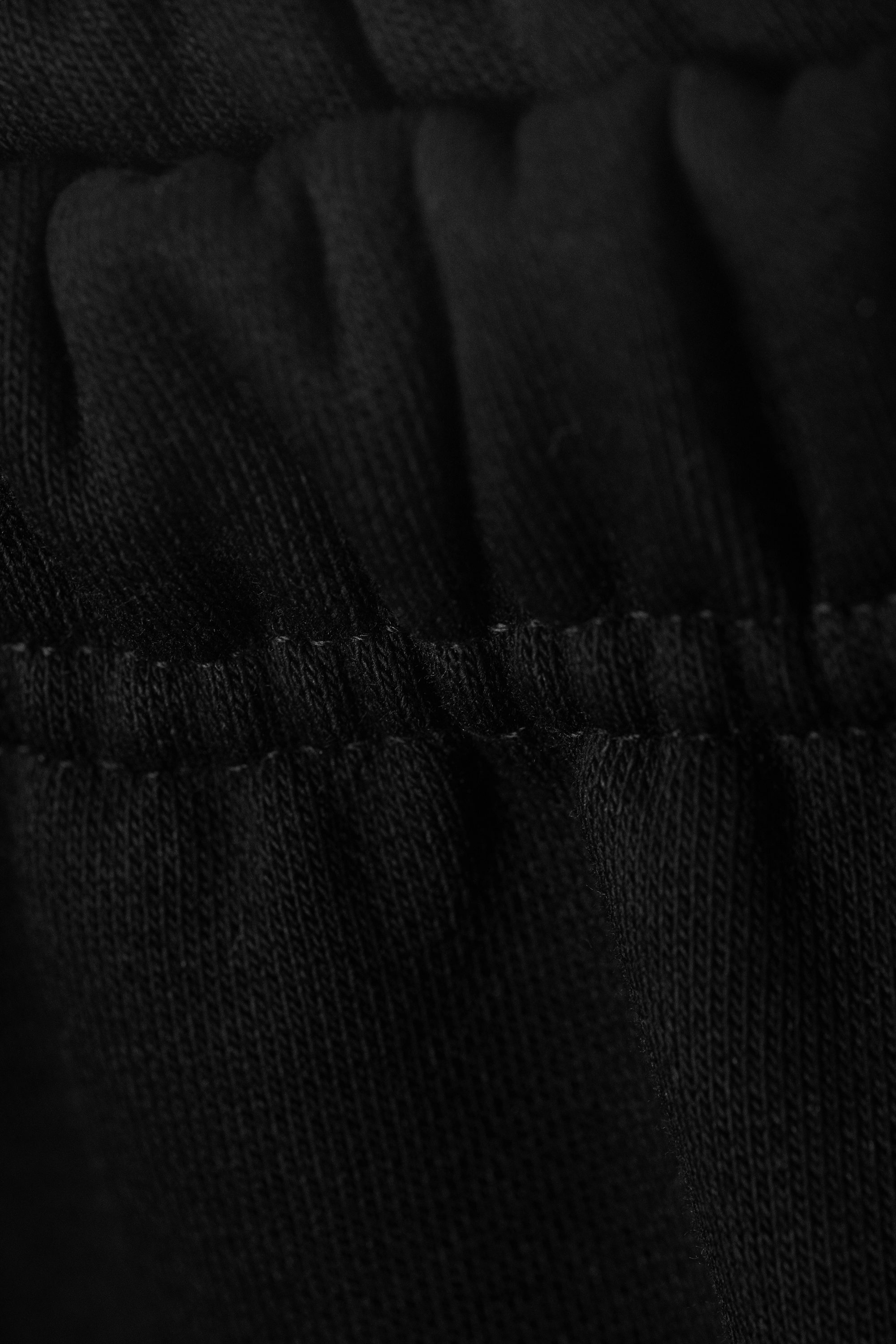 Black - Loose Heavyweight Sweatpants - 5