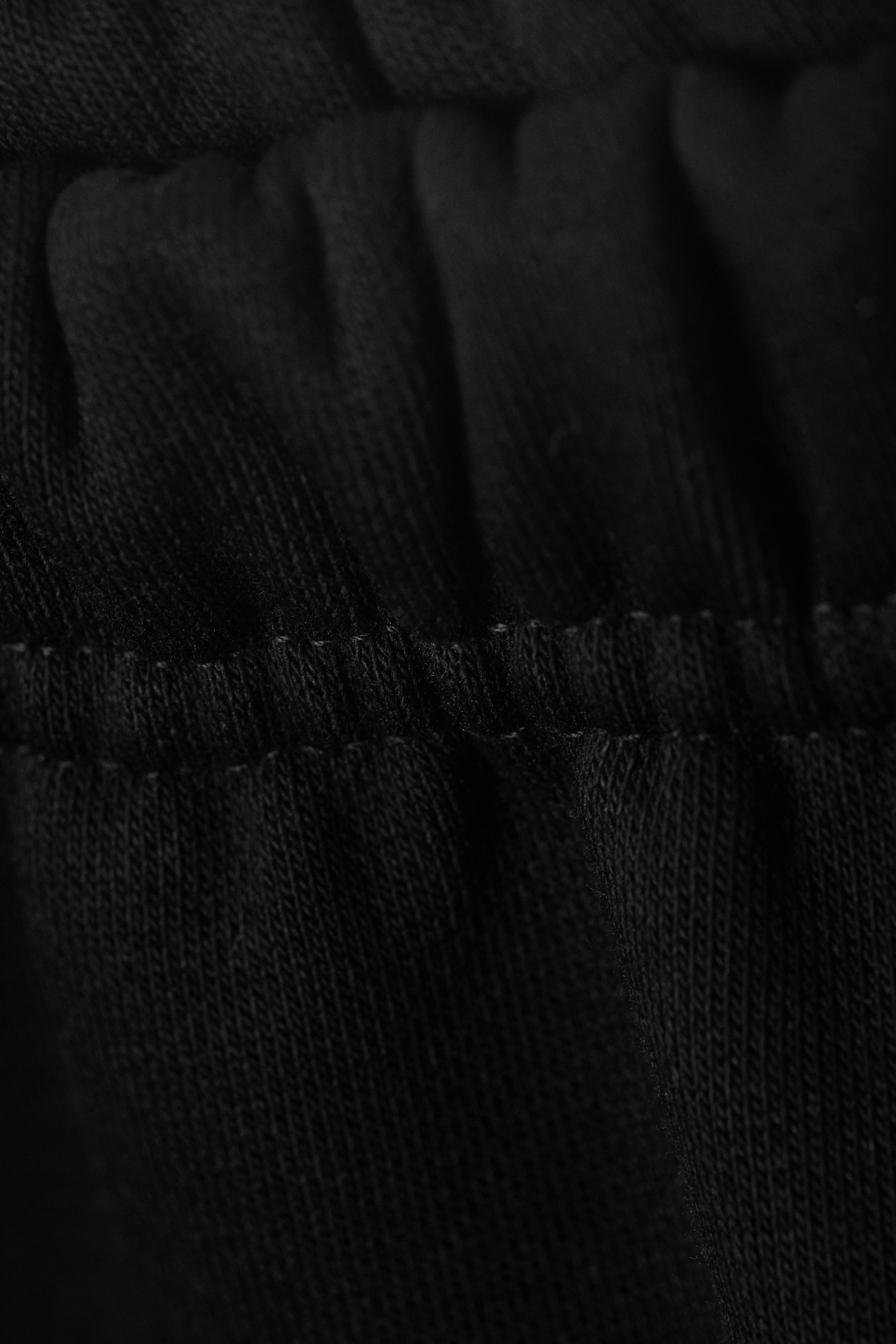 Black - Loose Heavyweight Sweatpants - 5