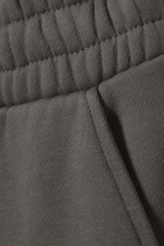 Washed Dark Grey - Loose Long Heavyweight Sweatpants - 5