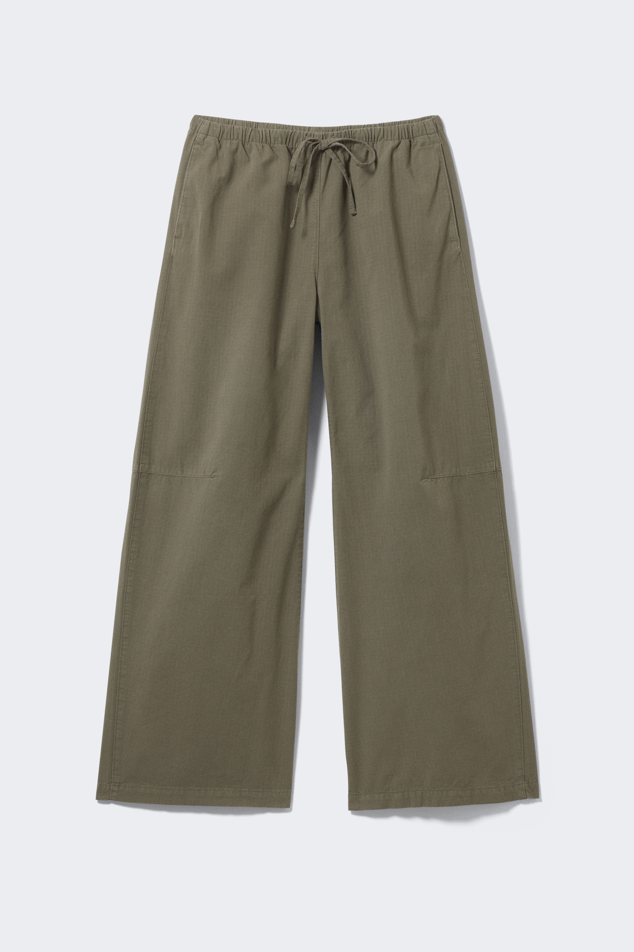 Vis større bilde: Vasket ripstop-bukse med løs passform - Kakigrønn - DAME | H&M NO 6