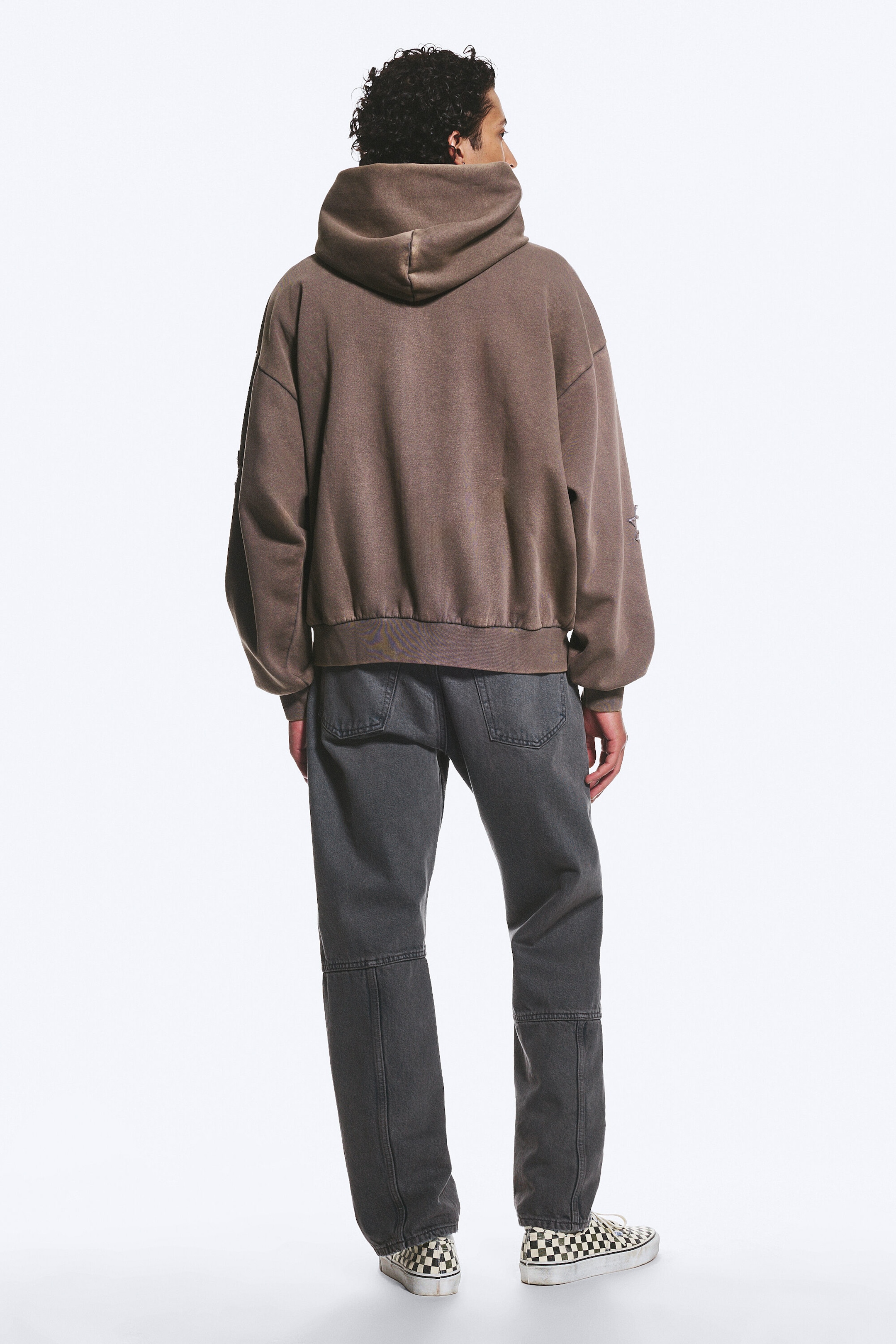 Dark Mole - Flow - Loose Graphic Zip Hoodie - 3