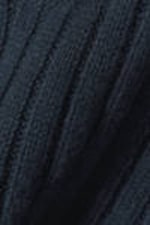 Dark Navy - Eden Oversized Wool Blend Sweater - 1