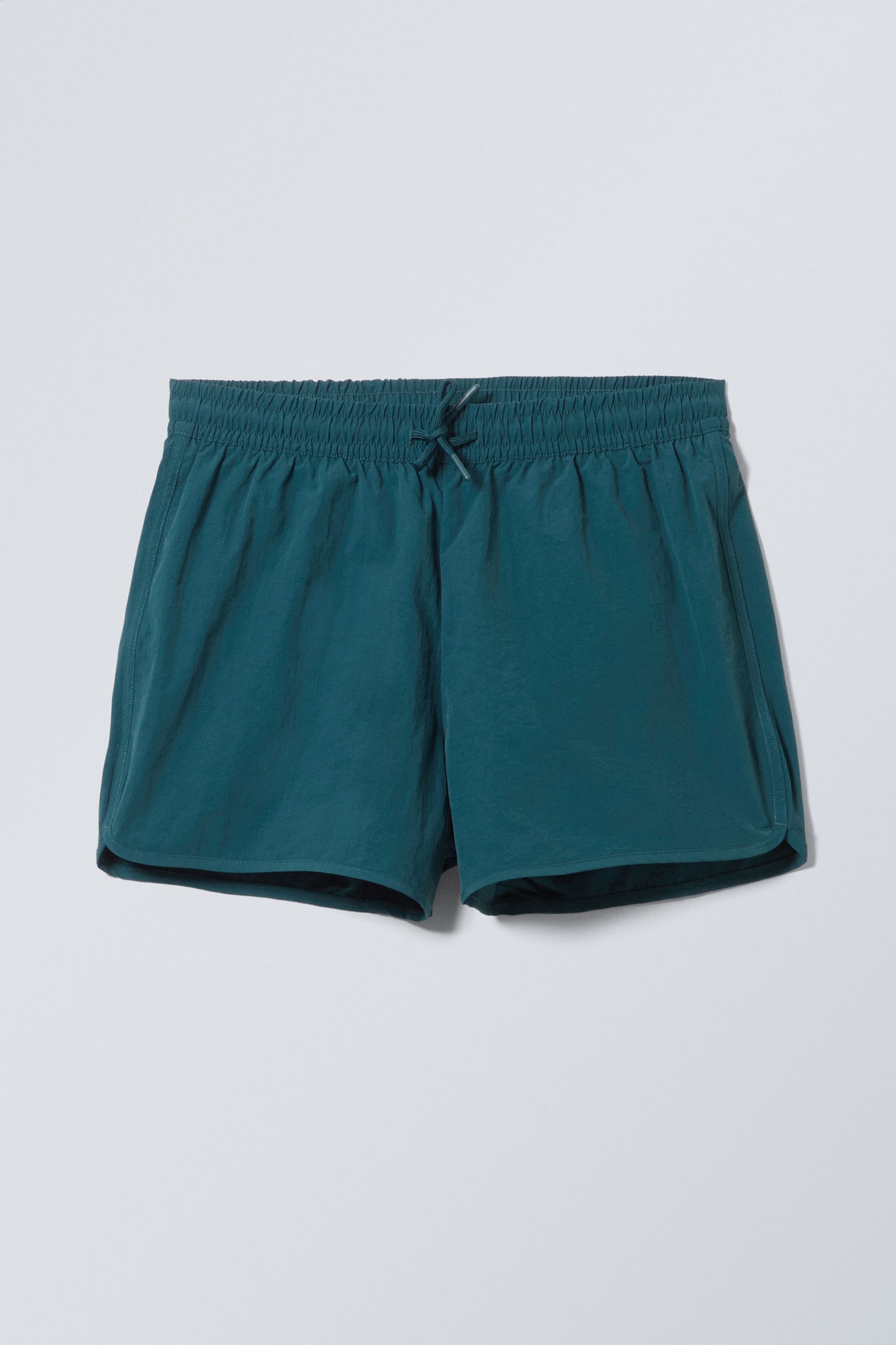 Petrol - Structured Mid-Thigh Swim Shorts - 1
