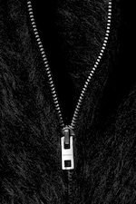 Schwarz - Flauschiger Zip-Hoodie aus Strick im Boxy-Fit - 5